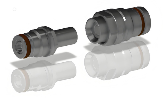 Hoge kwaliteit roestvrij staal aluminium legering of koper TFD blinde koppeling vloeistof connector