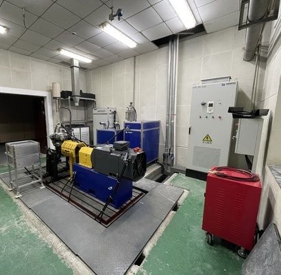 Testsysteem voor de meting van vermogen en koppel van de zelfgefabriceerde dieselmotor van Seelong