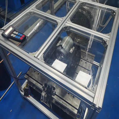 Testbank systeem voor het meten van een vliegtuigmotor