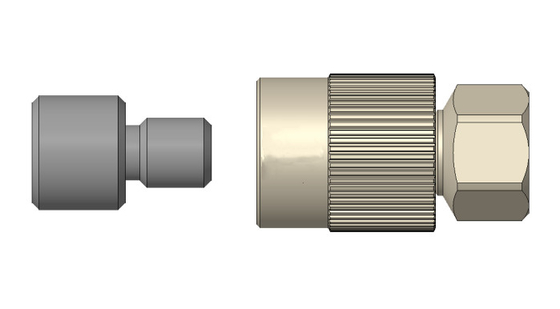 TF240-serie Gedrukt roestvrij staal en aluminium legering Handschroeven Type Quick Connect Coupling