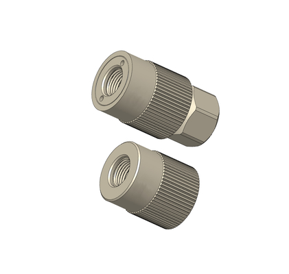 TF240-serie Gedrukt roestvrij staal en aluminium legering Handschroeven Type Quick Connect Coupling