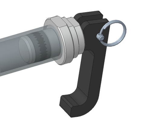 Vlekkeloos staal handvat type Quick Connect Coupling TF322 voor kleine ruimte