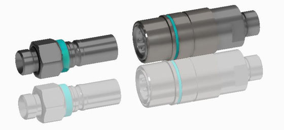 Push-Pull-vloeistofconnector zonder lekken