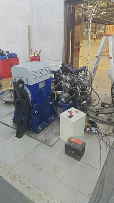 200 kW benzinemotor dynamometer testbank met 8000 RPM maximale snelheid