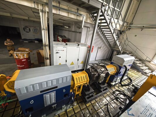 SSCH350-4000/10000 350kW transmissie type dynamometer testbank systeem