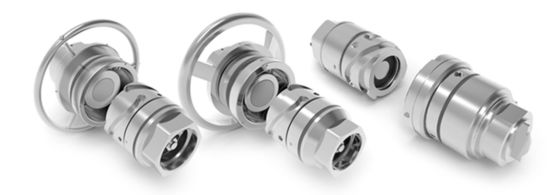 Duurzame roestvrijstalen aluminiumlegering of messing TFC drie-groef vloeistofconnector