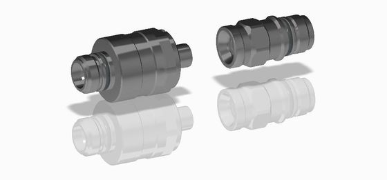 Goedkope roestvrijstalen aluminiumlegering of messing TFH grote radial zwevende blinde koppeling vloeistof connector